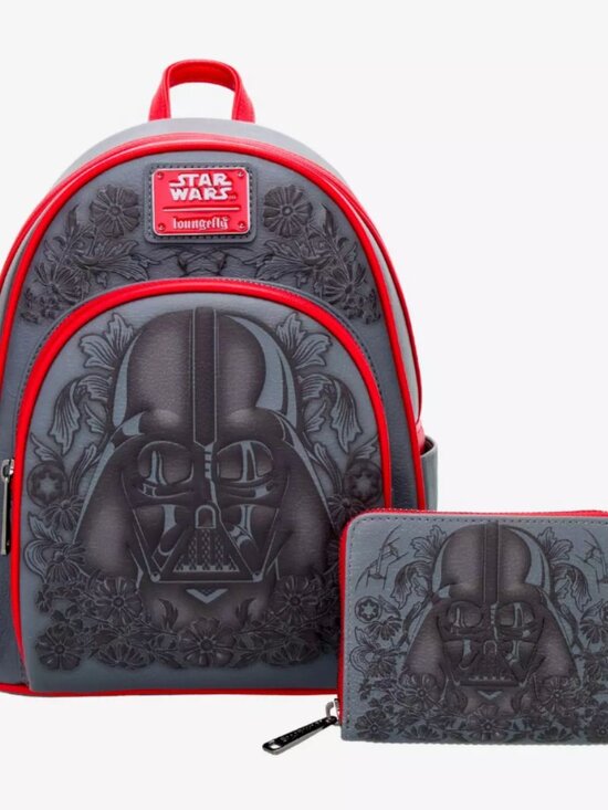 Loungefly Star Wars Darth Vader Embossed Floral Mini Backpack - Exclusive